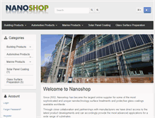Tablet Screenshot of nanoshop.com
