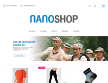 Tablet Screenshot of nanoshop.cz